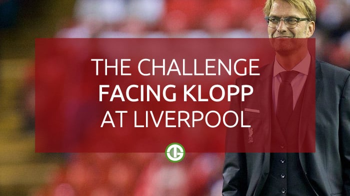 The challenge facing Klopp at Liverpool