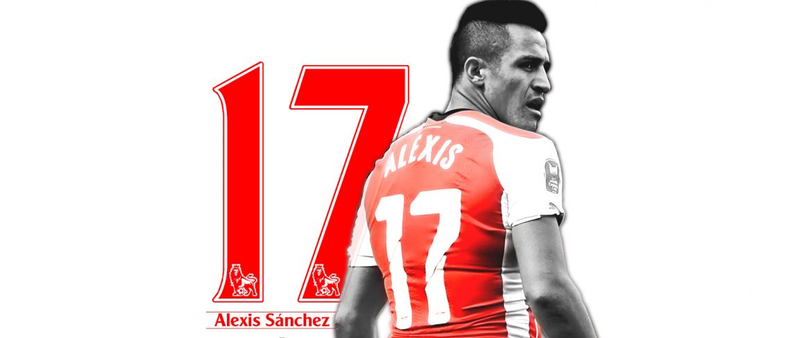 Alexis Sanchez Arsenal's17