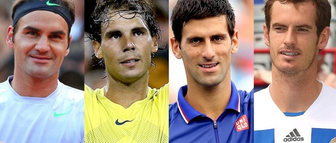 Federer, Nadal, Djokovic and Murray